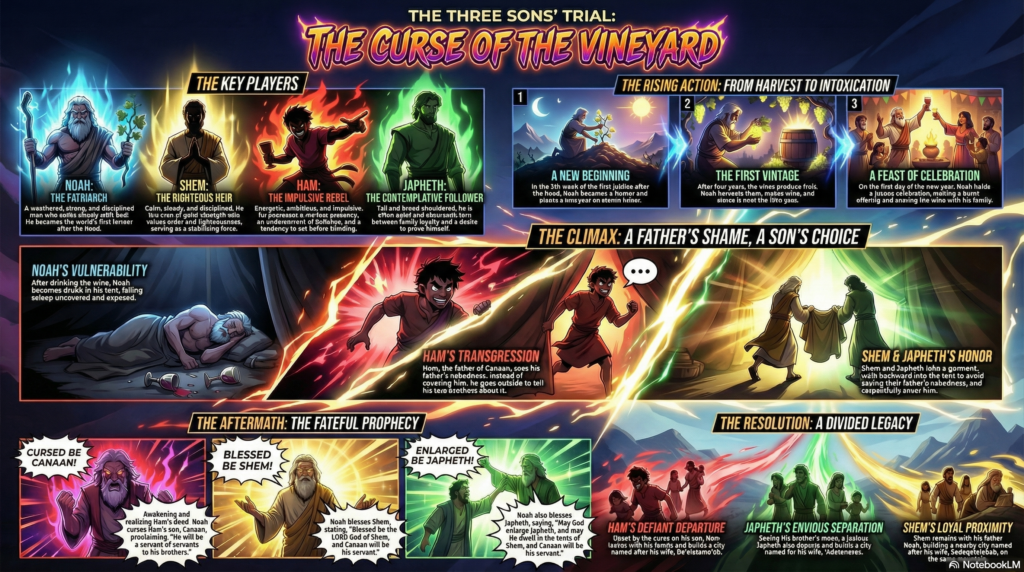 13 Drunkenness - Noahs Sons and the Vineyard