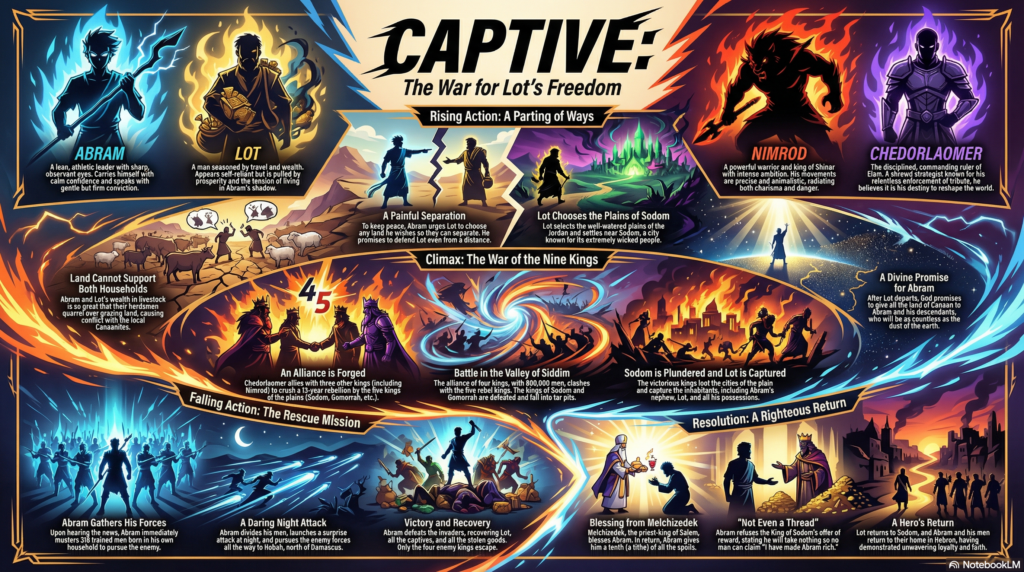 24 Captive - Abram and Lots War