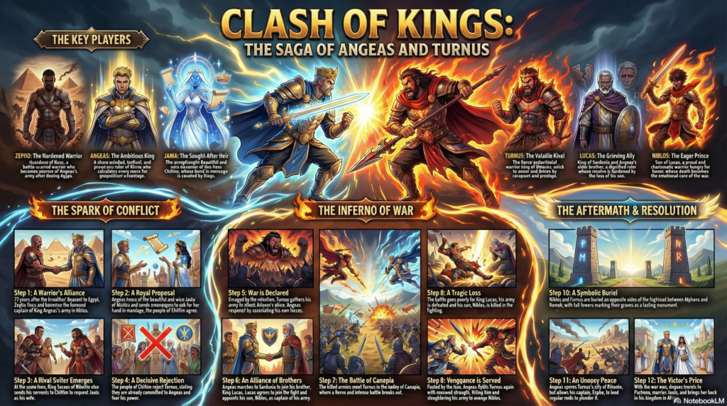 81 Claimant - Clash of Kings The Saga of Angeas and Turnus