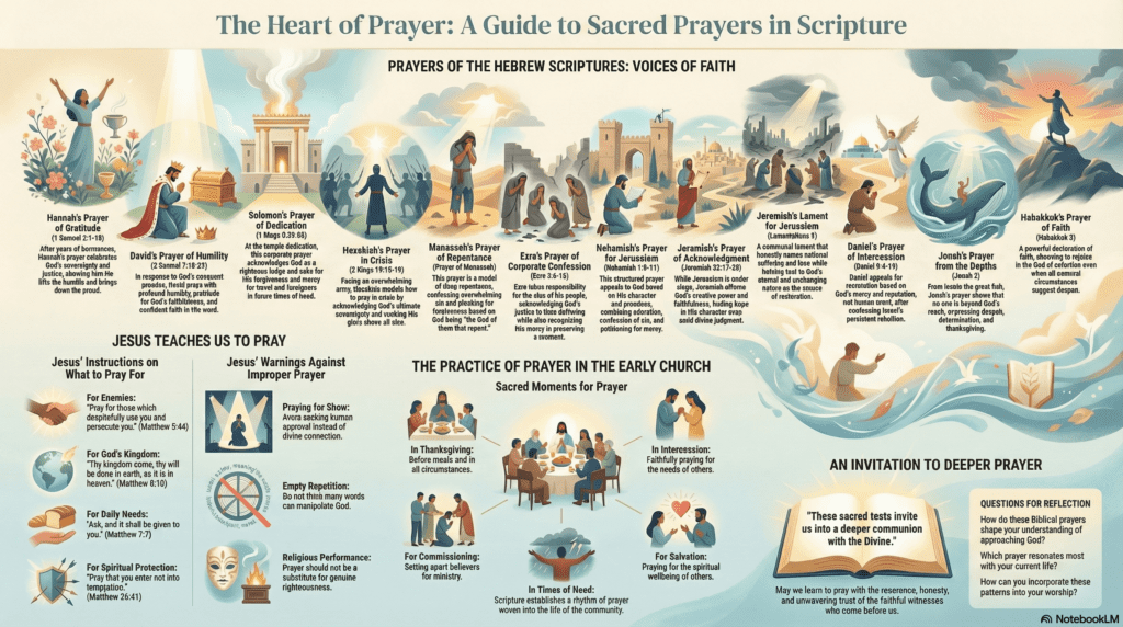 The Heart of Prayer - A Guide to Sacred Prayers in Scripture